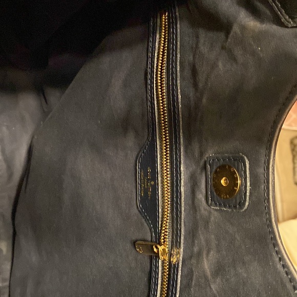 LOUIS VUITTON MINI LIN IDYLLE FANTAISIE HOBO BLUE MONOGRAM LARGE SHOULDER BAG - Picture 10 of 17